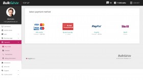 Comprar o crédito - compra do crédito diretamente do módulo via PayPal